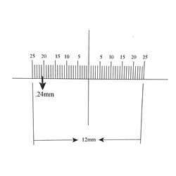 12mm ruler