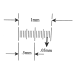 Ruler reticle