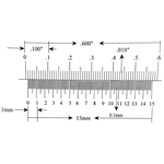 Ruler reticle