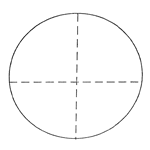 Dashed Crossline Reticle