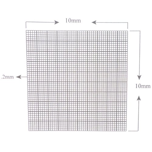 KR411 Grid Reticle 2500 Squares 10mm x 10mm