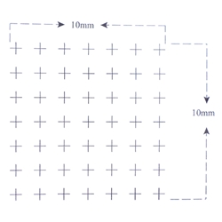 KR857 point cross reticle