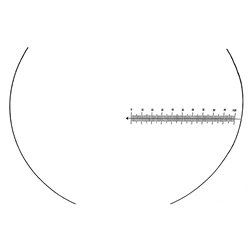 KR825B pointer reticle with scale