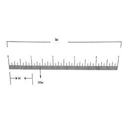 Ruler reticle