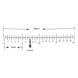 Ruler reticle