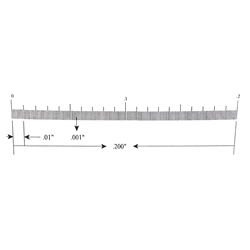 Ruler reticle