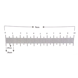 Ruler reticle