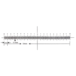 Ruler reticle