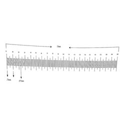 KR278 Ruler Reticle 15mm in 200 Divisions