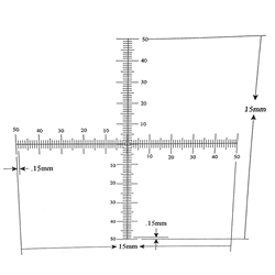 Crossed Scale reticle