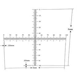 Crossed Scale reticle