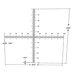 Crossed Scale reticle