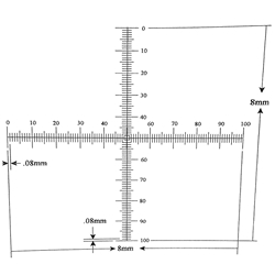 Crossed Scale reticle