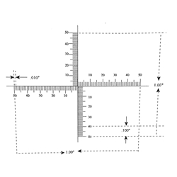 Pinwheel reticle