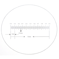 Reflected light KR851 Stage Micrometer 1mm with 100 Divisions