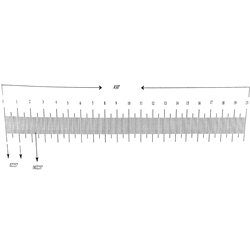 Ruler reticle