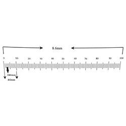 Ruler reticle