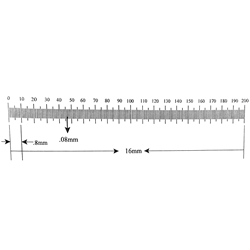 Ruler reticle