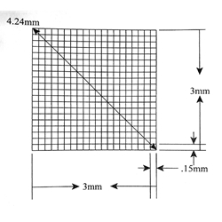 Microscope Grid Reticle