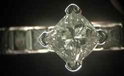 Diamond Under Microscope